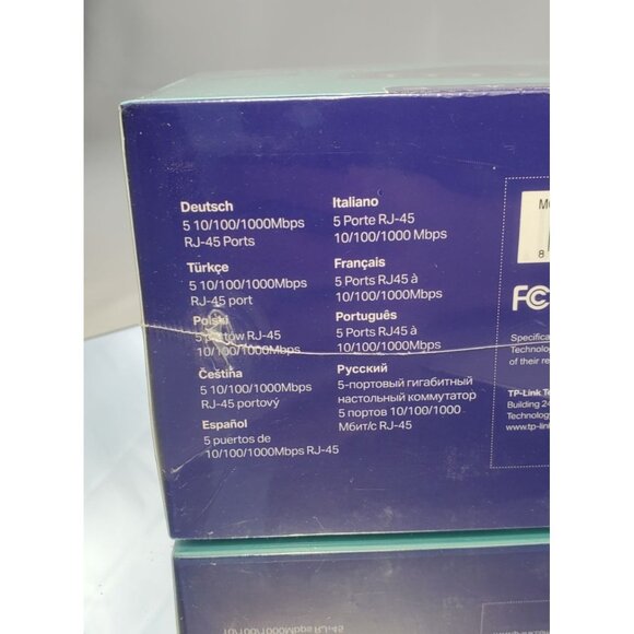 TP-Link TL-SG105 5-Port Gigabit Desktop PoE Switch - Brand New! - Picture 3 of 7